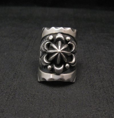 Image 0 of Old Pawn Style Navajo Sterling Silver Ring Sz7, Derrick Gordon 