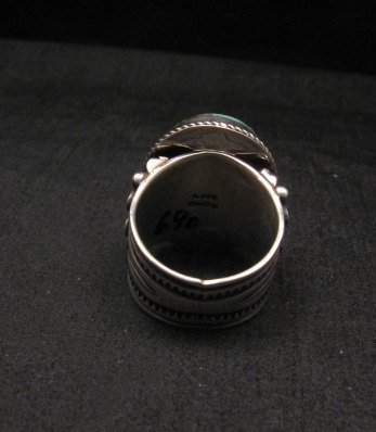 Image 4 of Albert Jake Navajo Native American Royston Turquoise Ring Sz12