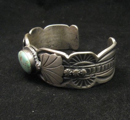 Image 3 of Navajo Native American Indian Jewelry Number 8 Turquoise Bracelet, Gilbert Tom
