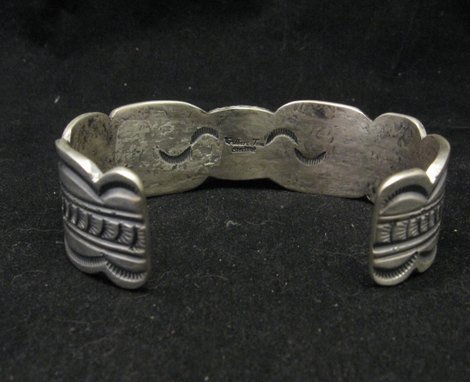 Image 4 of Navajo Native American Indian Jewelry Number 8 Turquoise Bracelet, Gilbert Tom
