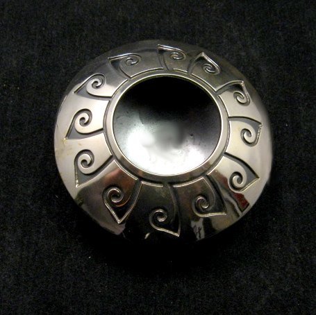 Image 3 of Navajo Native American Sterling Silver Seed Pot, Everett & Mary Teller 