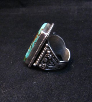 Image 4 of A++ Albert Jake Navajo Native American Royston Turquoise Ring sz9
