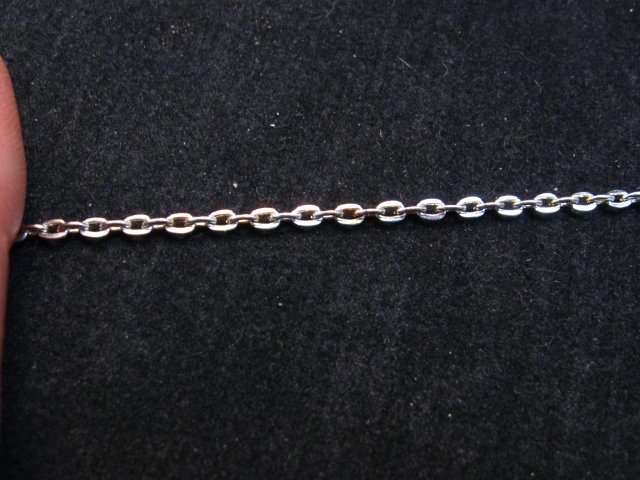 Image 0 of Sterling Silver 2mm Link Chain Necklace - 24-Inch Long 