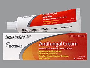 Miconazole Nitrate 2% Cream 1.5 oz By Actavis Pharma