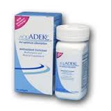 Aquadeks 100mcg-5mg Chw 60 By Actavis Pharma /OTC