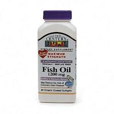 Case of 12-Fish Oil 1200mg EC Softgel 90 Count 21st Cen