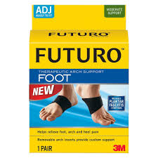 Pack of 12-Futuro Foot Therapeutic Arch Support Adustbale 1 count by 3M