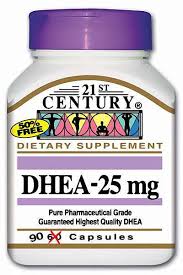 Case of 12-DHEA 25 mg 90 Count By 21st Century