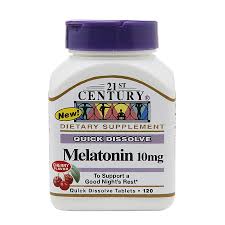 Case of 12-Melatonin 10mg Quick Diss Tab 120 Count 21St