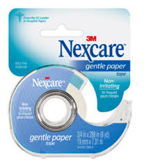 Case of 12-Nexcare Tape Paper Dspr 3/4X8Yd