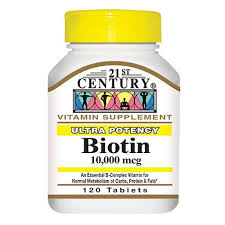 Biotin 10000 120 By 21st Century Nutritional Prod/GNP