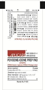 Case of 12-Povidine Iodine 10% Prep Pad 200 Count Ap