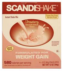 Scandishake Powder Single Straw 4X3 oz By Allergan OTC