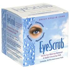 Eye Scrub Sterile Eye Makeup Remover & Eyelid Cleansing Pads 30 Ea