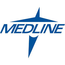 Cane Medline Blk Offset By Medline