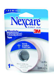 Case of 12-Nexcare Tape Durapore 12X1X10Yd