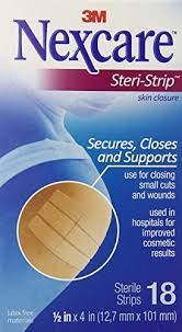 Nexcare Steri Strip 1/2X4 18Ct