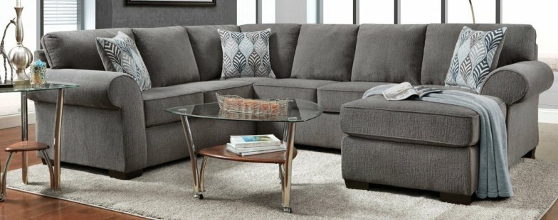 Charisma Smoke Sectional