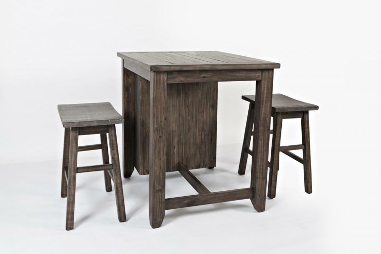 1700 Madison County 3pc. Table & Chairs - Barnwood