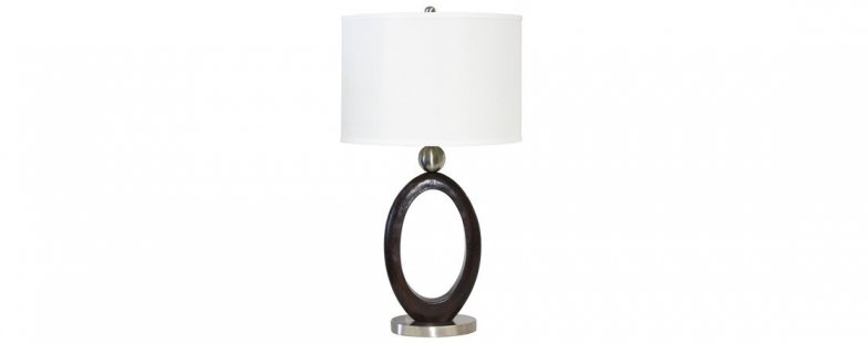 Image 0 of FH9914A Steel & Wood Table Lamps 2PC Set