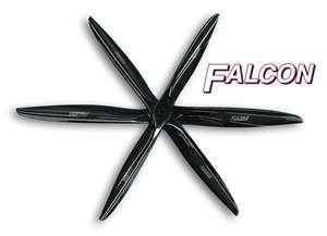 Image 1 of  Falcon Carbon Fiber 16x8 w/neoprene prop covers 