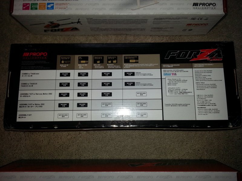 JR Forza 450 3D Kit w/Motor JR Forza 450 3D Kit w/Motor