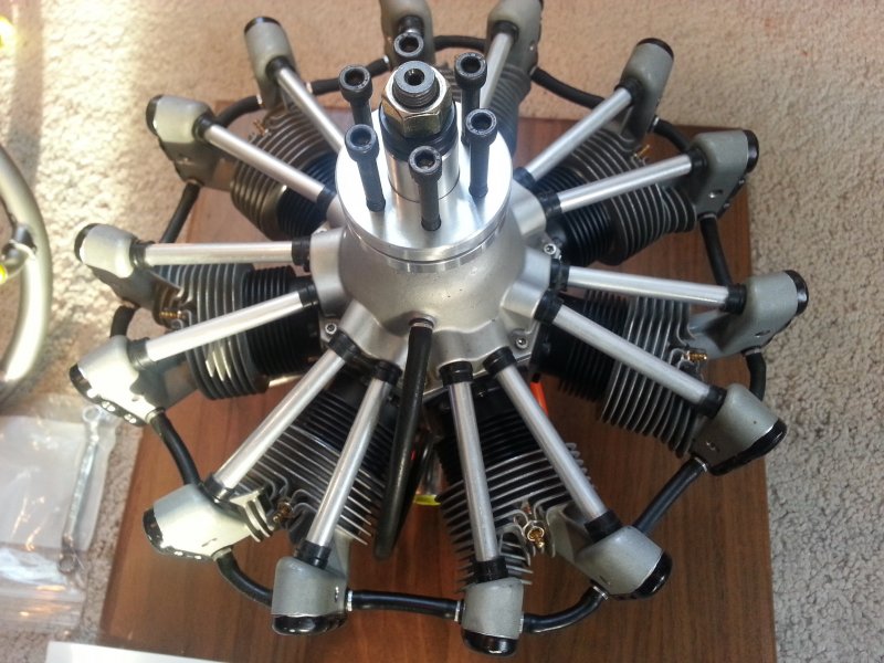 Image 0 of Robart R780 7cylinder Radial Engine 
