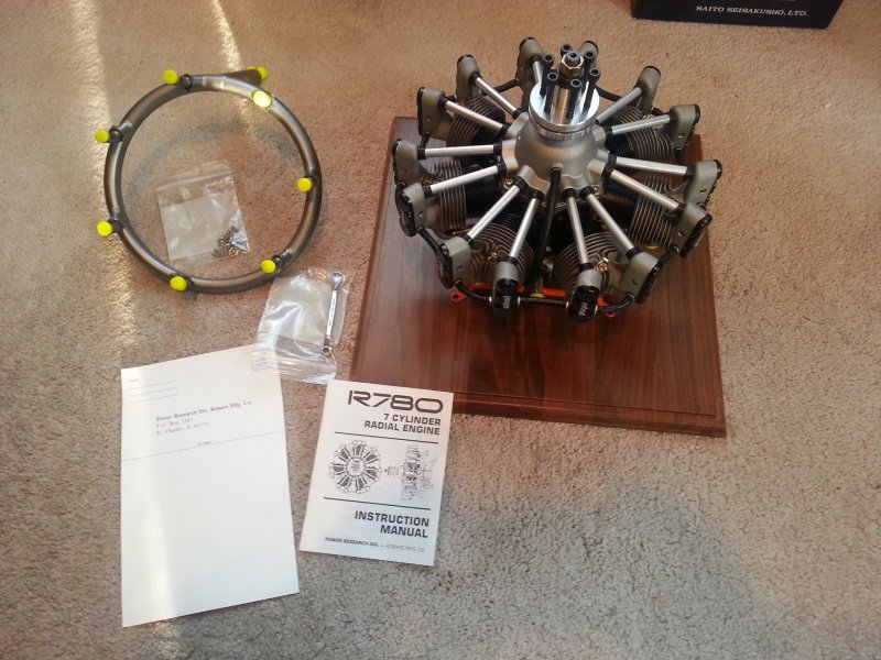 Image 1 of Robart R780 7cylinder Radial Engine 