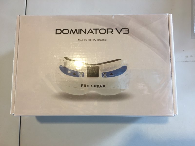 Image 9 of Fat Shark 1063 Dominator V3 Modular 3D FPV WVGA Goggles Headset 