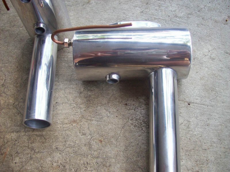 Smoke mufflers (set) for DLE DL DA 100cc size engines