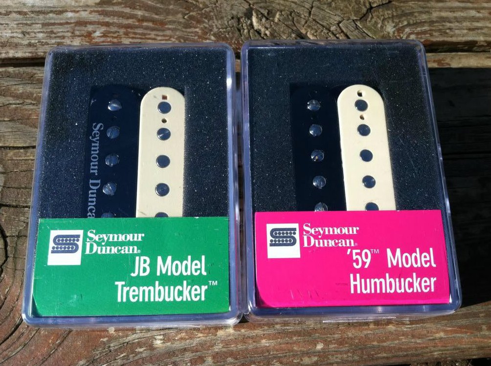 Seymour Duncan TB-4 JB & SH-1n 59 REVERSE ZEBRA Trembucker PICKUP SET