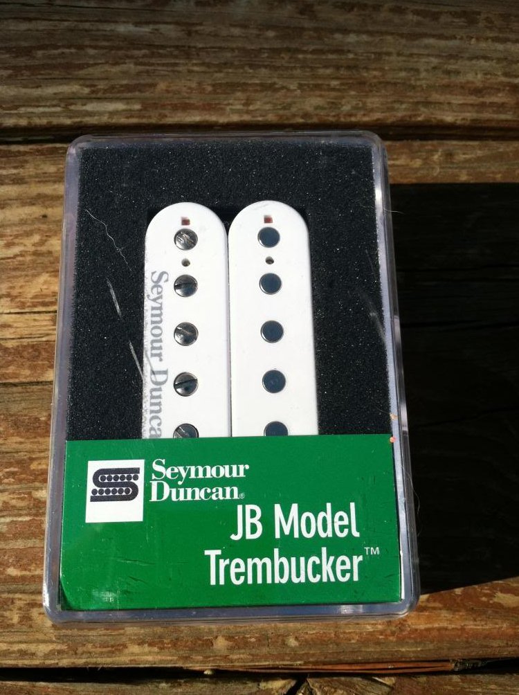 Seymour Duncan TB-4 JB Trembucker Humbucker PICKUP White Bridge Guitar