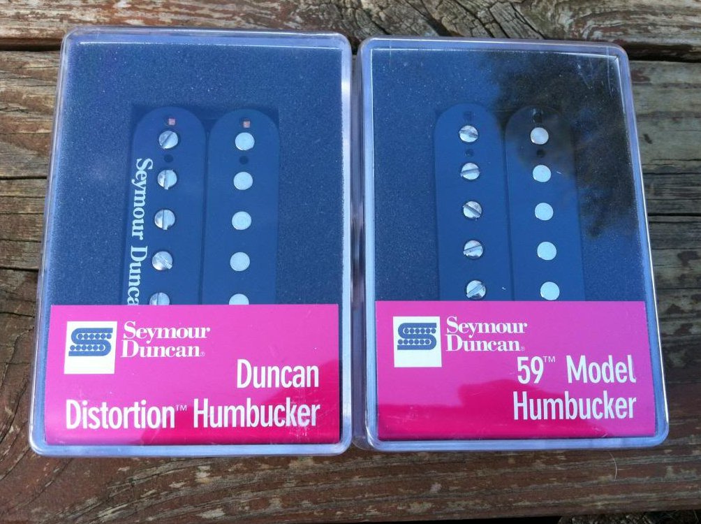 Seymour Duncan SH-6 Distortion & SH-1n 59 BLACK Humbucker Pickup SET Pickups NEW