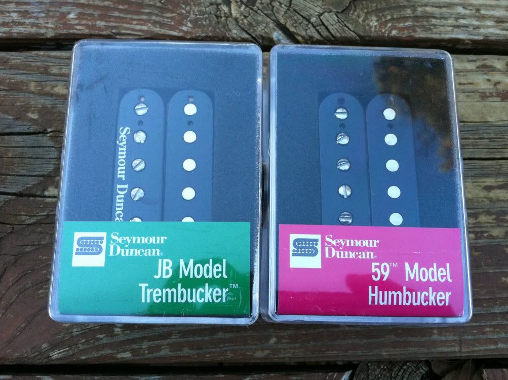 Image 0 of Seymour Duncan TB-4 JB Trembucker Bridge & Sh-1n 59 Model Neck Humbucker Pickups