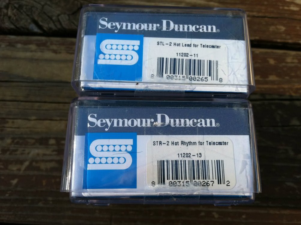Image 2 of Seymour Duncan STL-2 Hot Lead & STR-2 Hot Rhythm for Tele Telecaster Pickup Set