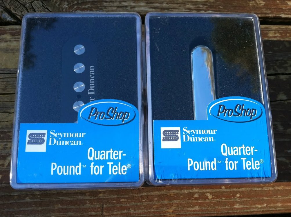 Seymour Duncan STL-3 Qtr Pound Bridge & STR-3 Qtr Pound Rhythm Tele Pickup Set