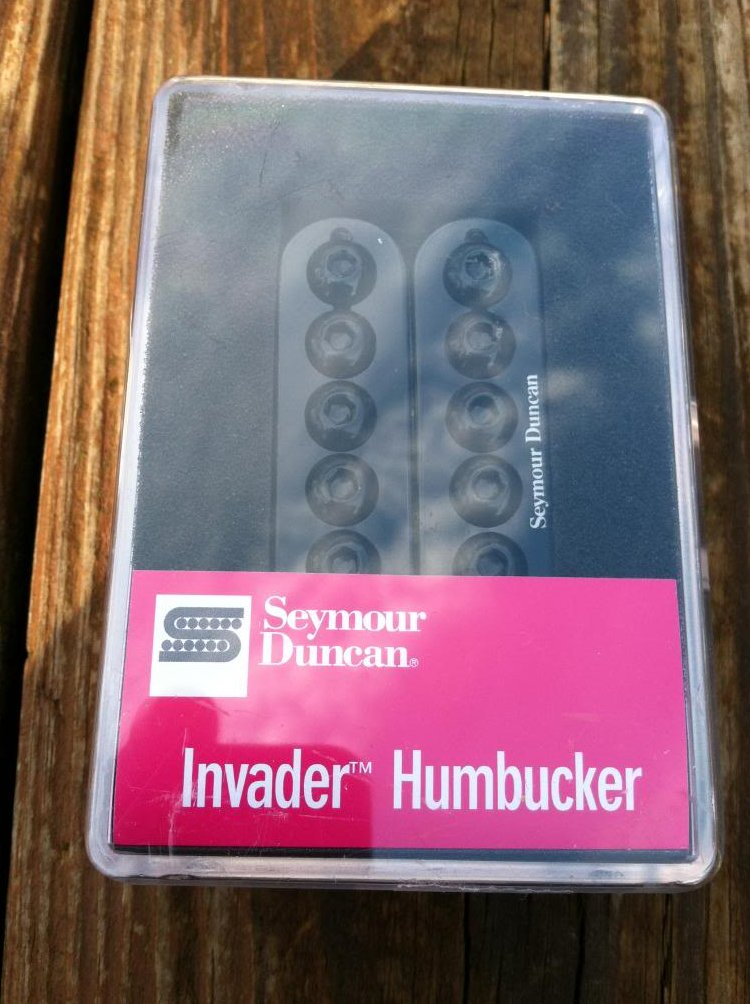 Seymour Duncan SH-8 Invader BLACK High Output Ceramic Humbucker Bridge Pickup