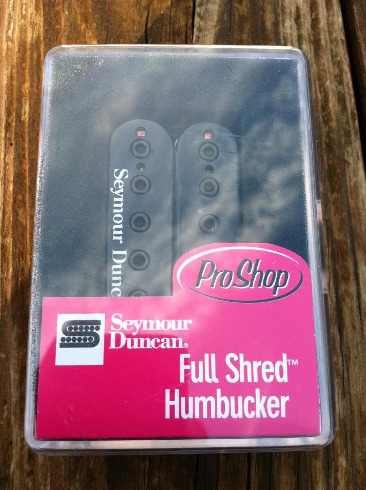 Image 0 of Seymour Duncan SH-10 Full Shred Humbucker Neck Pickup BLACK Metal High Output