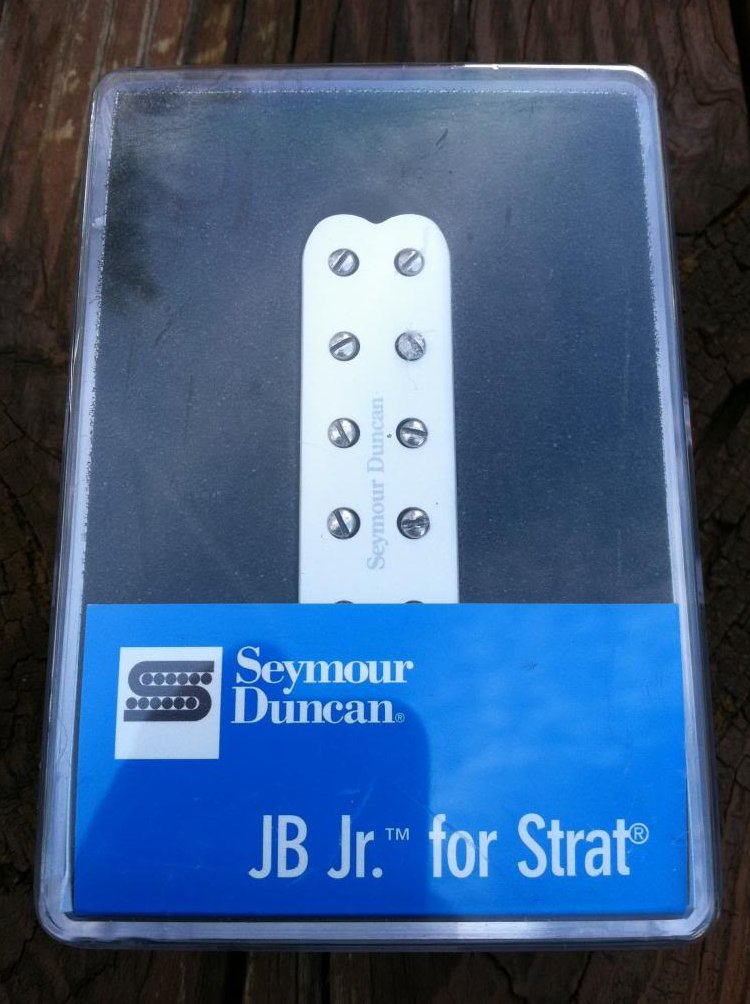 Image 0 of Seymour Duncan SJBJ-1 JB Jr Strat Pickup Middle/Neck WHITE Fender Stratocaster