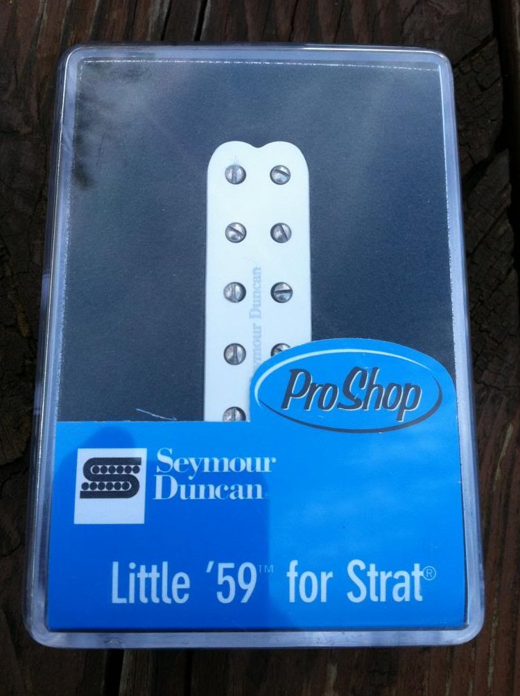 Seymour Duncan SL59-1 Little 59 Strat PAF Humbucker Neck/Middle Pickup WHITE NEW