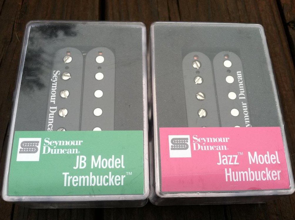 Seymour Duncan TB-4 JB Bridge Trembucker & SH-2 Neck Humbucker Pickup Set BLACK