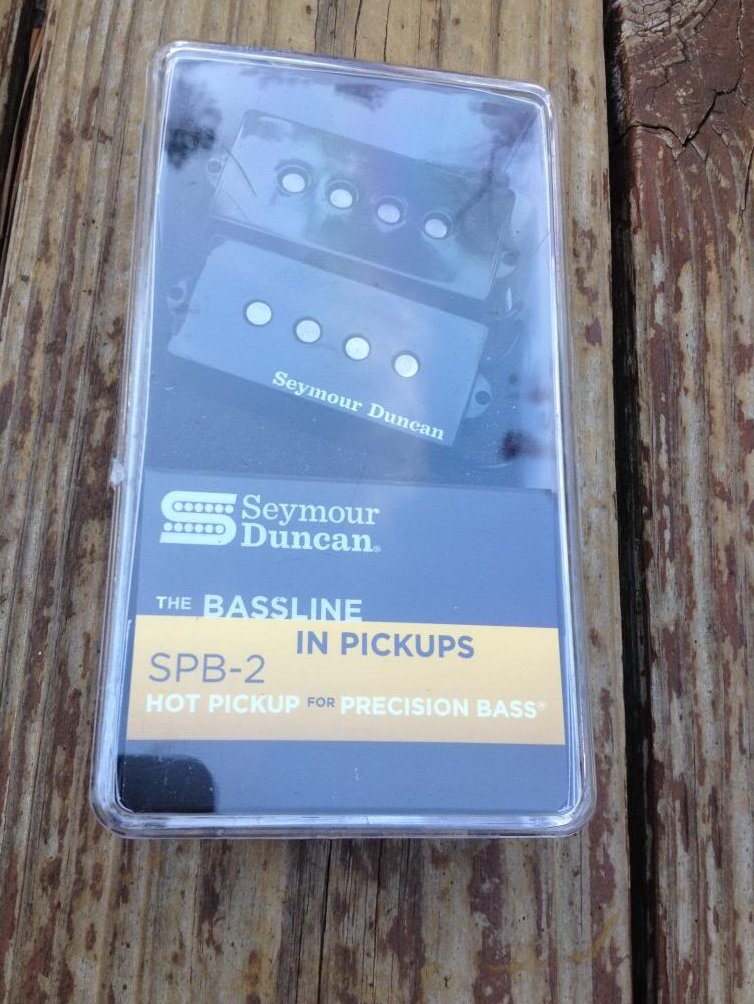 Image 0 of Seymour Duncan SPB-2 Hot P Bass Pickup SET Fender Precision Bass NEW Pickups