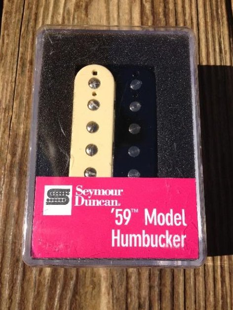 Image 0 of Seymour Duncan SH-1N 59 Model 4 Conductor Neck ZEBRA Humbucker Pickup Les Paul