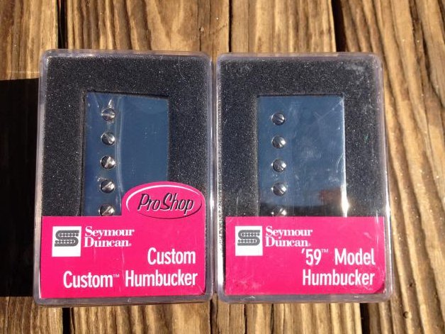 Image 3 of Seymour Duncan SH-11 Custom Custom Bridge SH-1N 59 4 Conductor Pickup Set NICKEL