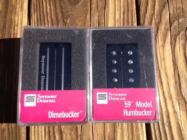 Seymour Duncan Dimebag SH-13 Dimebucker Bridge & SH-1N 59 4 Conductor Neck BLACK