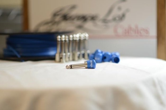 Image 0 of George L's 155 Pedalboard Effects Cable Kit LARGE .155 Blue / Nickel 15/14/14