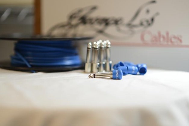 Image 0 of George L's 155 Pedalboard Effects Cable Kit .155 Blue / Nickel - 10/10/10