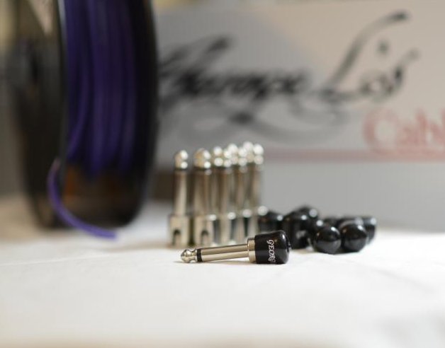 Image 0 of George L's 155 Pedalboard Effects Cable Kit .155 Purple / Nickel - 10/10/10