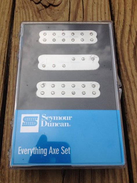 Image 0 of Seymour Duncan Everything Axe White Pickup Set for Strat SJBJ-1b SDBR-1n SL59-1n