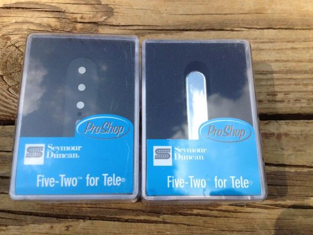 Image 0 of SEYMOUR DUNCAN FIVE-TWO Telecaster Pickup Set - STL52-1 Bridge & STR52-1 Neck